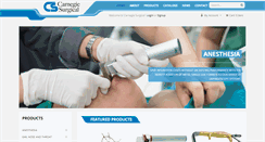 Desktop Screenshot of carnegiesurgical.com